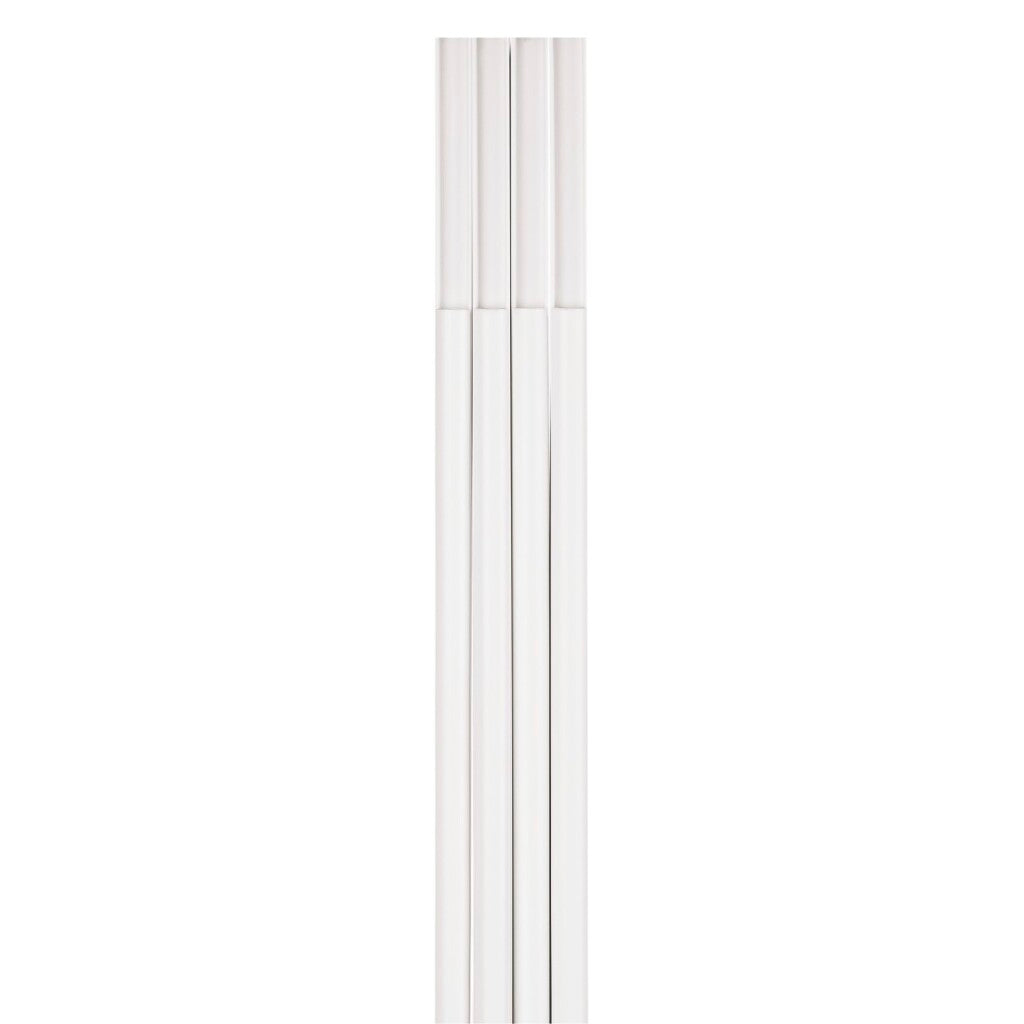 Hama Kabelkanal selbstklebend halbrund 100x1,1x1 cm 4 Stück PVC Weiß