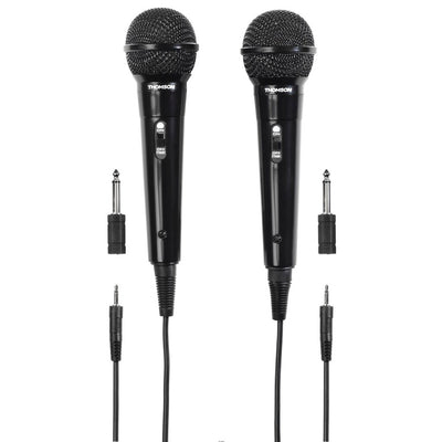 Thomson m135d dynamisches Mikrofon-Karaoke-Set schwarz