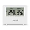 Hama Thermometer + Hygrometer für den Innen- und Außenbereich, Weiß