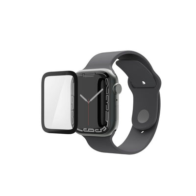 Hama Displayschutzfolie Super Hybrid für Apple Watch 7 8 9 41 mm Montagehilfe