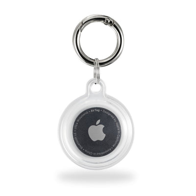 Hama Schlüsselanhänger Always Clear für Apple Airtag transparent