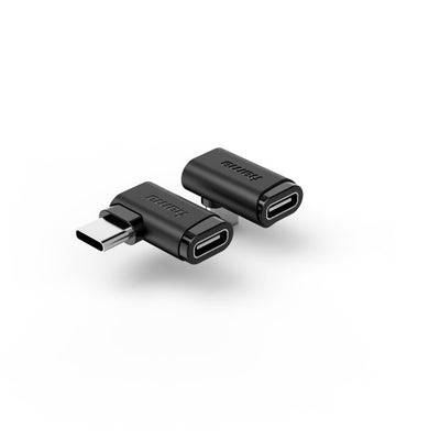 Hama USB-C-Eckadapter 90 Grad; USB 3.2 Gen2 10 GBit S 5 A 240 W 2er-Set