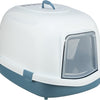 Trixie Cat Box Primo XXL Top mit Motorhaube blau Weiß