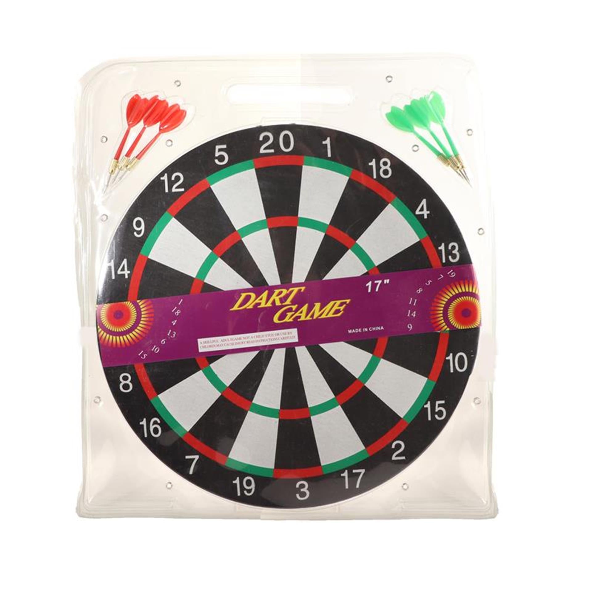 Dartscheibe mit 6 Darts 40cm