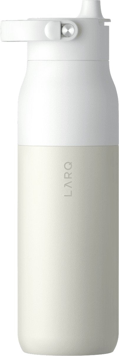 Larq Purevis 2 Täglicher Gebrauch, Fitness, Walking, Sport 680 ml Edelstahl Beige, Weiß