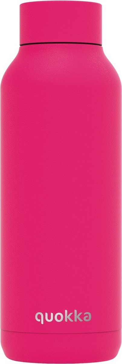 Quokka Trinkflasche Edelstahl massiv himbeerrosa 510 ml