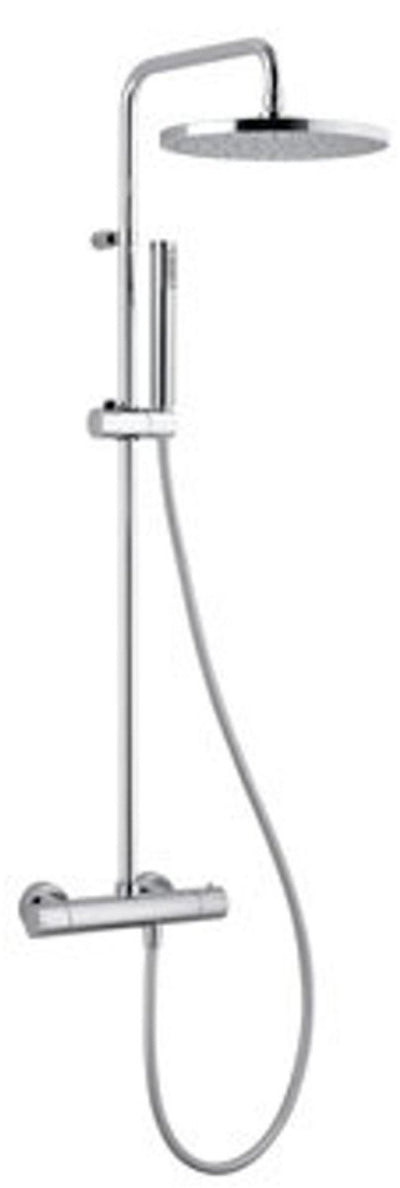 Plieger Royal - Duschset mit Regenbrause ø25cm + Handbrause - Thermostat - Chrom