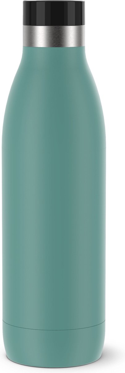 Tefal Bludrop Basic – Thermosflasche – 0,7 l – grün – auslaufsicher – Edelstahl – für heiße und kalte Getränke geeignet