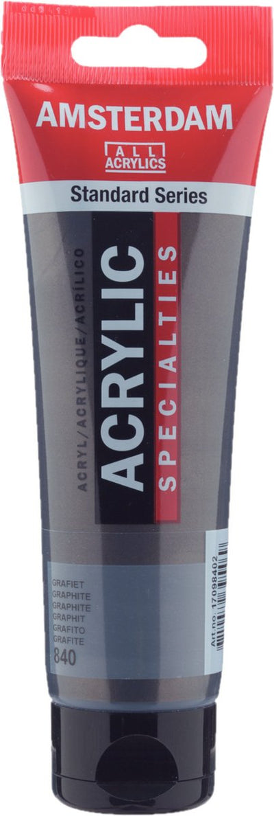 Acrylfarbe der Amsterdamer Standardserie, Tube 120 ml, Graphit 840
