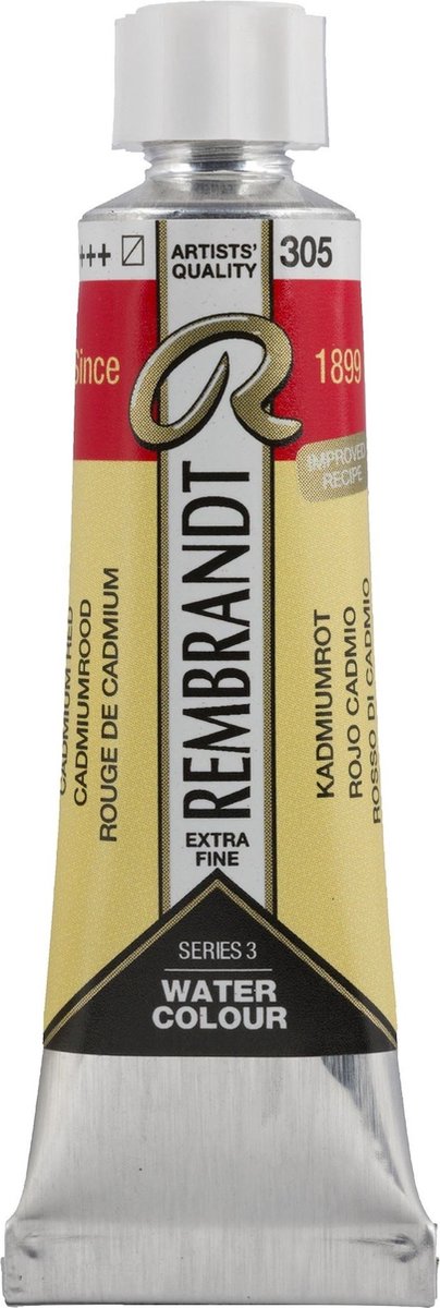 Rembrandt Aquarellfarbe Tube 10 ml Cadmiumrot 305