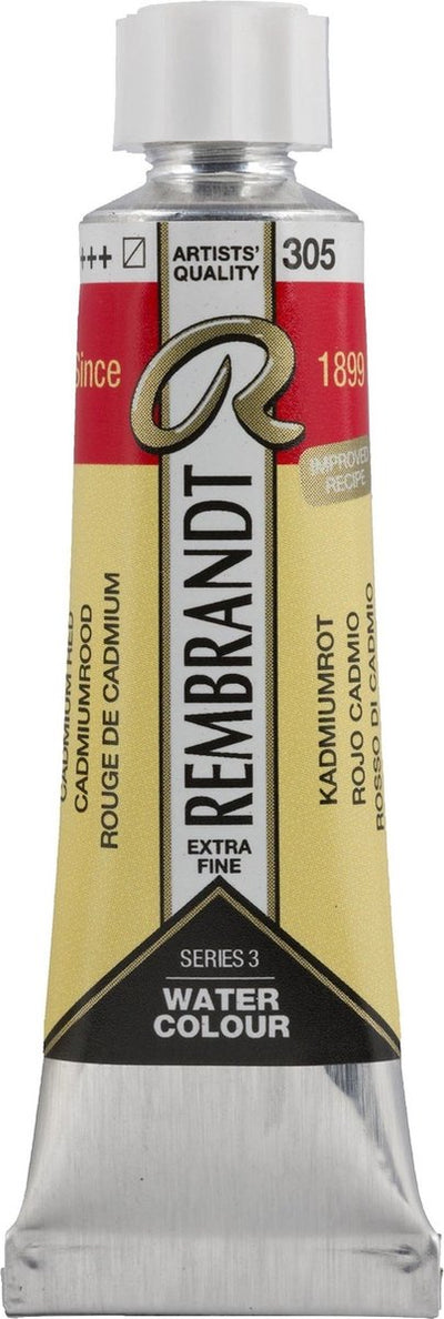 Rembrandt Aquarellfarbe Tube 10 ml Cadmiumrot 305