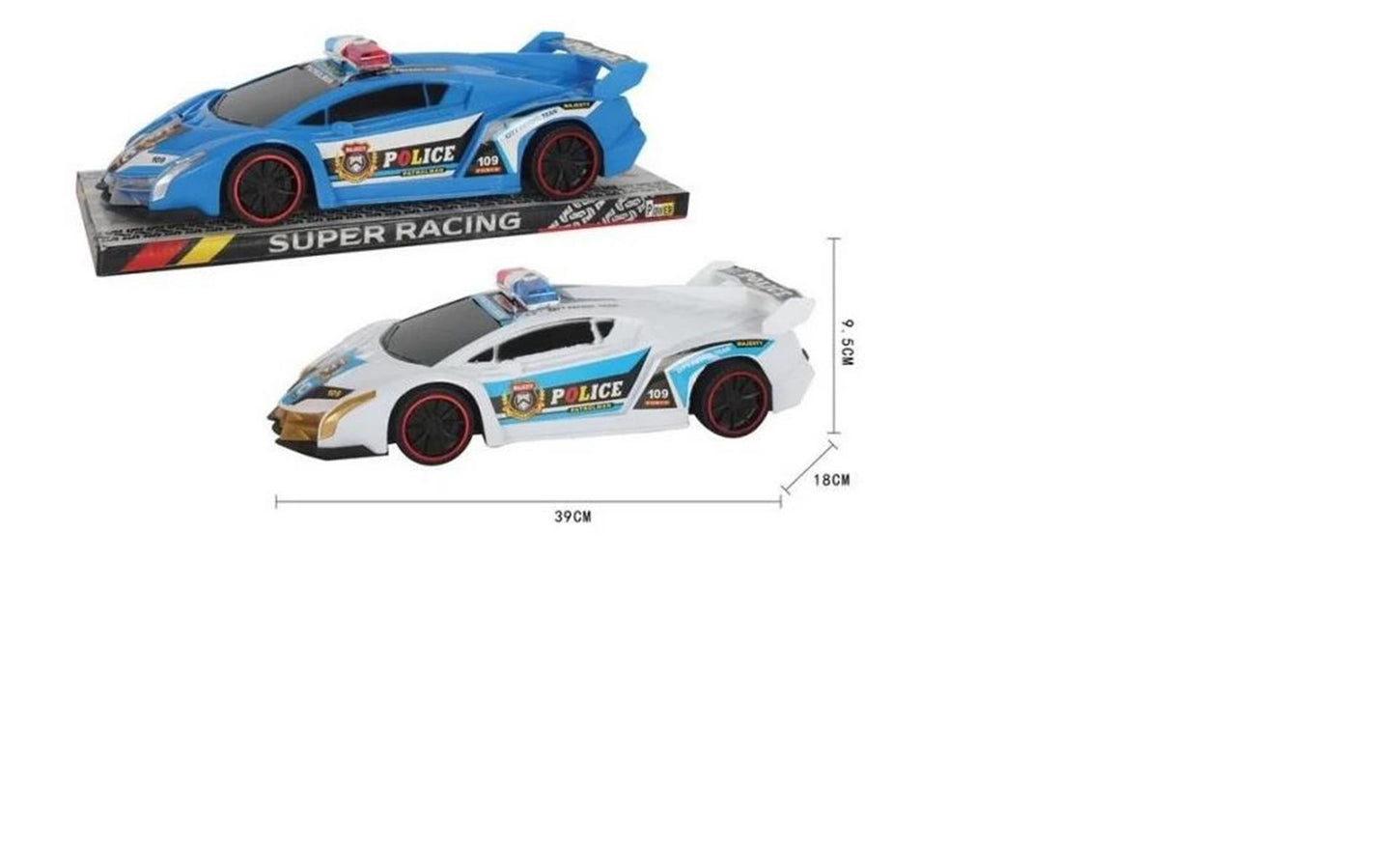 Polizeiauto Reibung 40cm