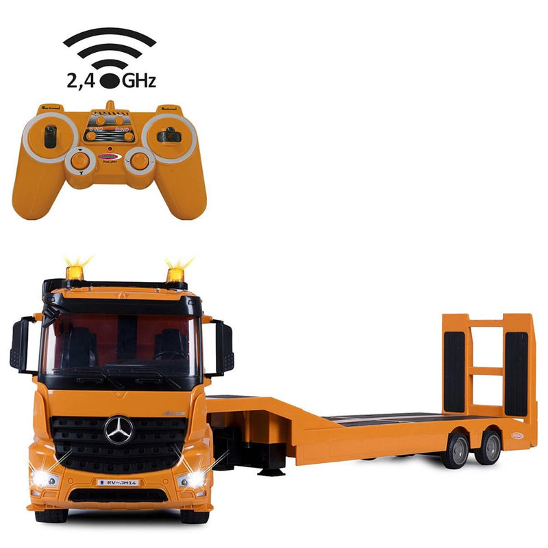 Jamara Funkgesteuerter Tieflader Mercedes-Benz Arocs 1:20 2,4GHz