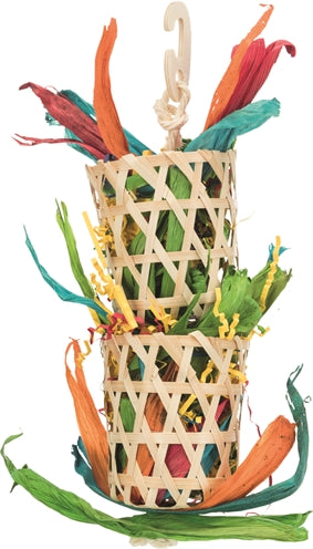 Trixie Vogel Nature Toys in Sisalkoord Palmblad Maislies