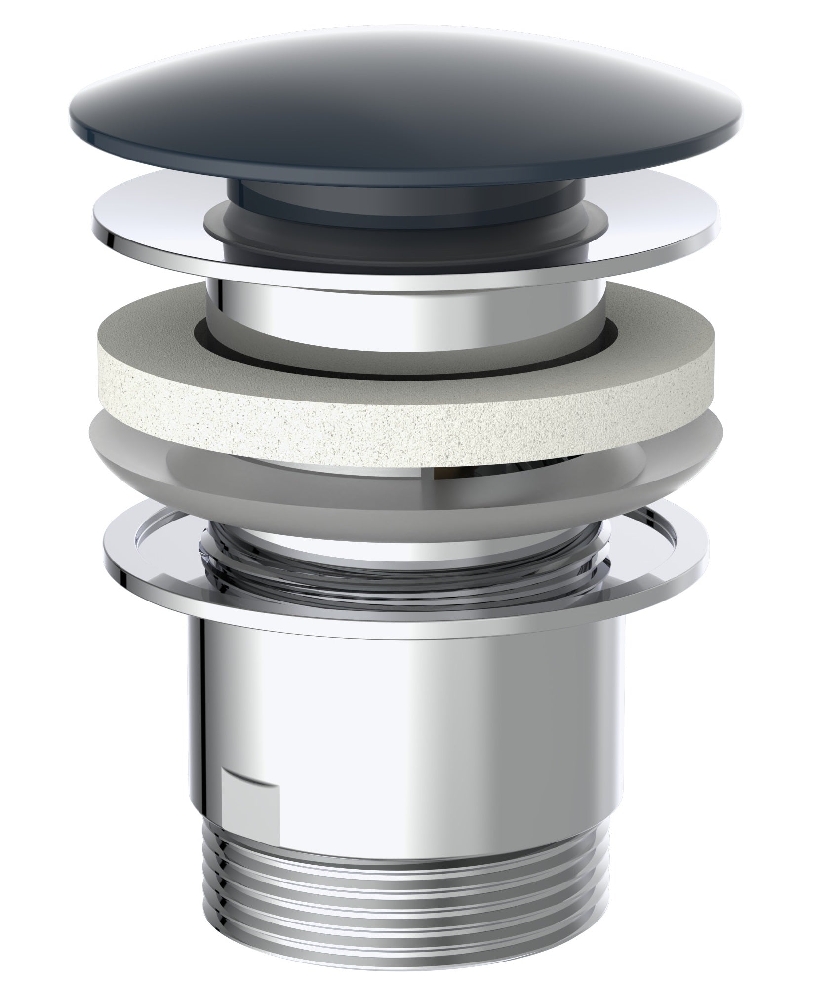Schütte Schütte Drain Stecker Design 1¼ x65 mm schwarz