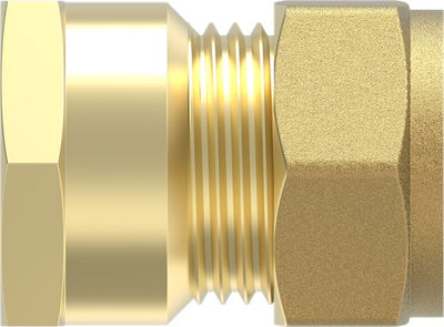Kirchhoff Messing-Übergangsstück, blank, 18 mm x 1 2 IT, Klemmkupplung für Kupferrohr – 989456317