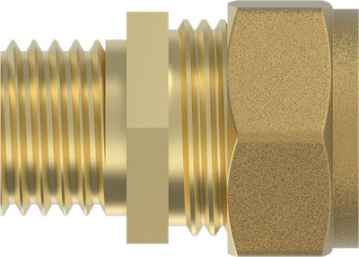 Kirchhoff Messing-Übergangsstück, blank, 18 mm x 1 2 et, Klemmkupplung für Kupferrohr – 989457617