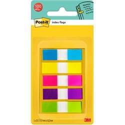 Index Post-it 683-5cb 12x43mm sortiert Neon klein 100 Blatt