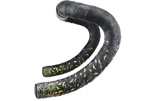 Supacaz – Super klebriges Kush Star Fade Lenkerband, grüner Smaragd-Refraktor
