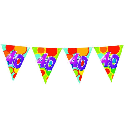 Haza-Flaggenlinie, 10 m, Figuren 40 Jahre