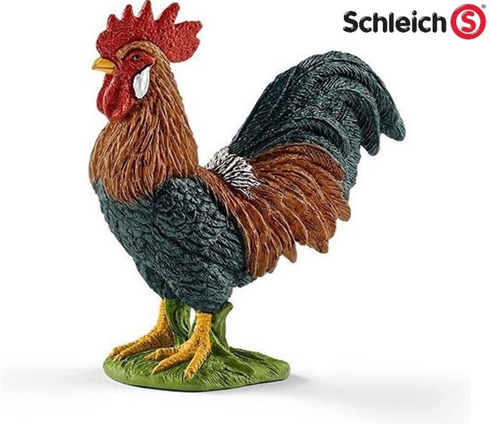 Schleich Farm World Hahn. 5,5x6cm. 3+
