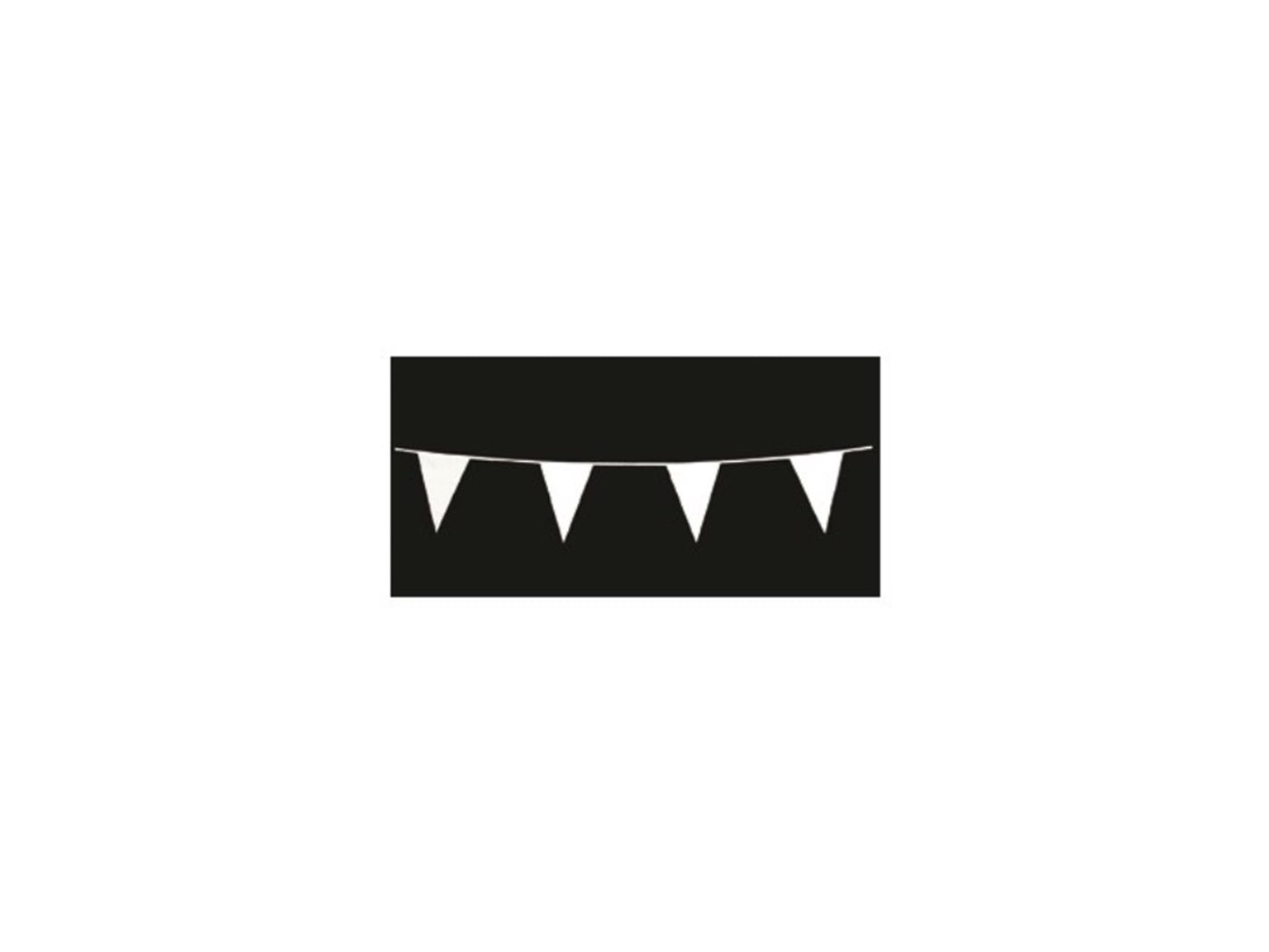 Haza-Flaggenleine, 10 m, Kunststoff, weiß