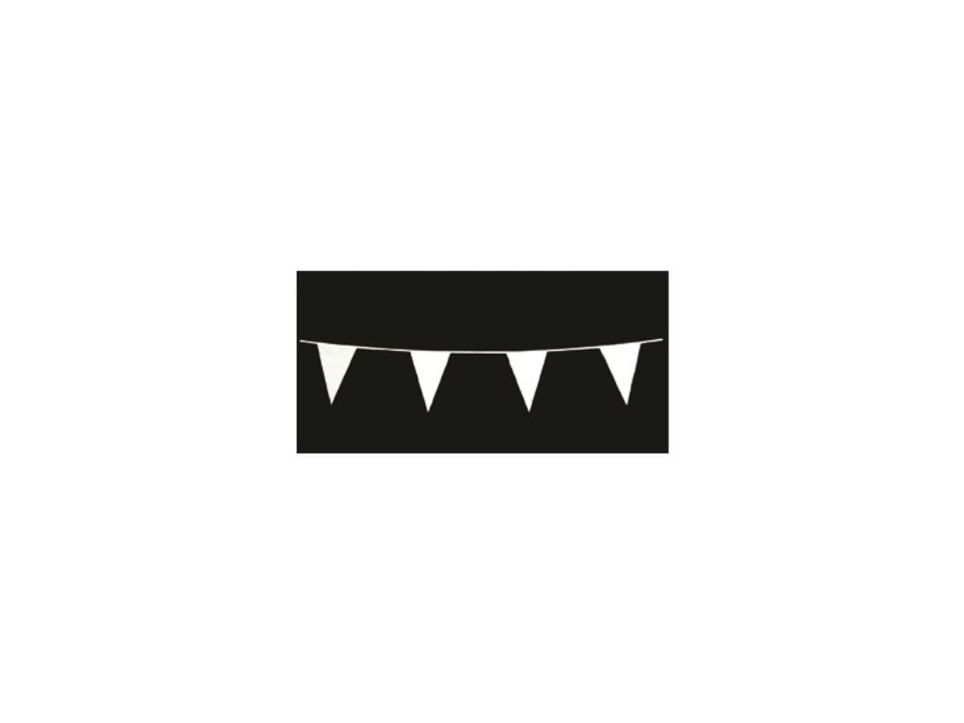 Haza-Flaggenleine, 10 m, Kunststoff, weiß