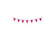 Haza-Flaggenleine, 10 m, Kunststoff, leuchtend rosa