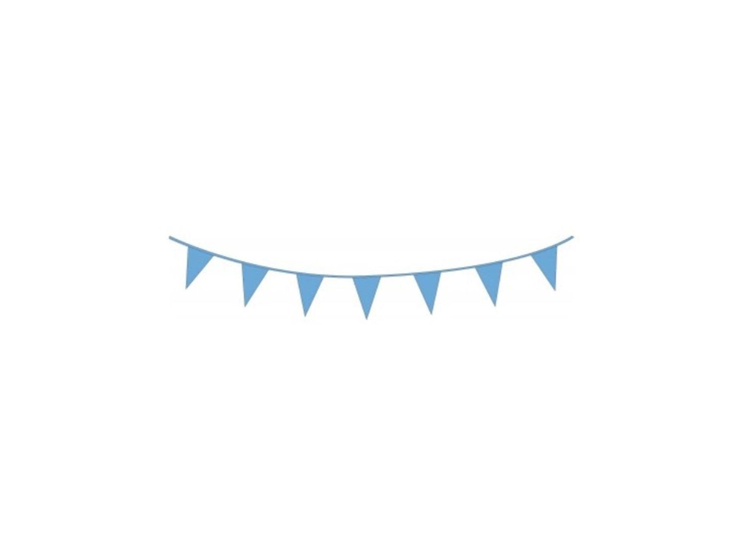 Haza-Flaggenleine, 10 m, Kunststoff, hellblau