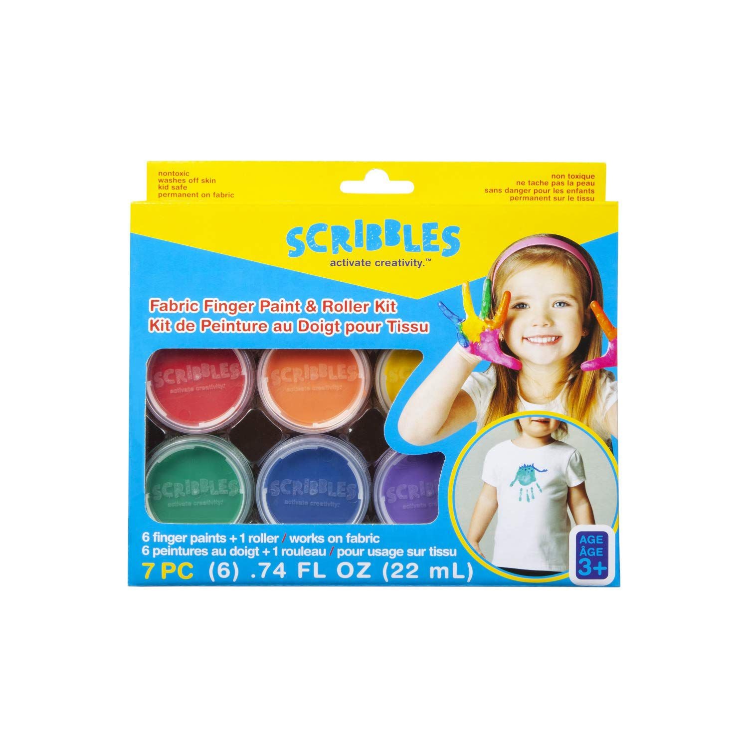 Scribbles • Textiler Fingerfarbroller