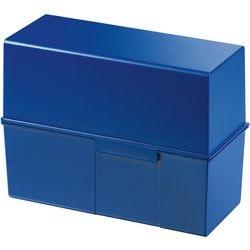 Karteikartenfach Han A7 300 Karten blau