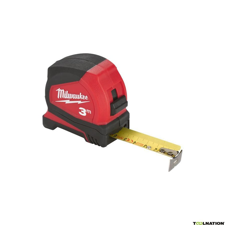 Milwaukee Zubehör Maßband Pro C 3 m x 16 mm – 1 Stück – 4932459591