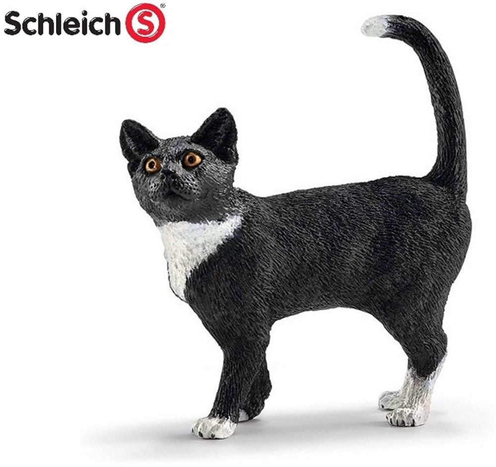 Schleich schwarze Katze. 5 cm. 3+