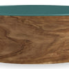 Tarhong Food Bowl Hund Olive Melamine Houtprint blaugrün