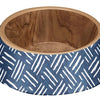 Tarhong Food Bowl Hund Oase Melamin Indigo Blau