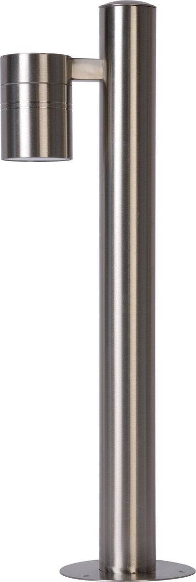 Lucide Arne-LED - Sockelleuchte - ø 6,3 cm - LED - GU10 - 1x5W 2700K - IP44 - Mattchrom