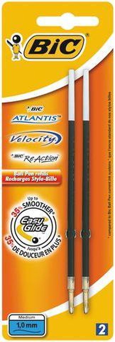 Bic Kugelschreibermine Reaction Blue Medium pro 2 Stück