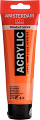 Acrylfarbe der Amsterdamer Standardserie, Tube 120 ml, Azo-Orange 276