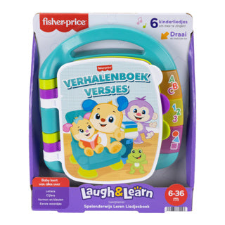 Fisher-Price-Lernbuch mit lustigen Versen – Musikbuch mit Licht und Ton