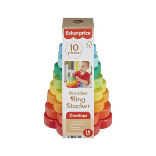 Fisher Price Holz-Ringstapler | 2 Stk