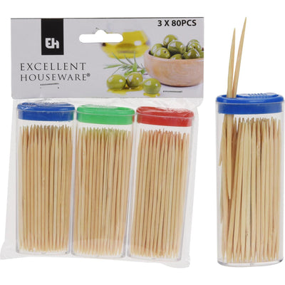 Ausgezeichnetes Cocktailspieß-Set für den Haushalt, 3x80-teilig