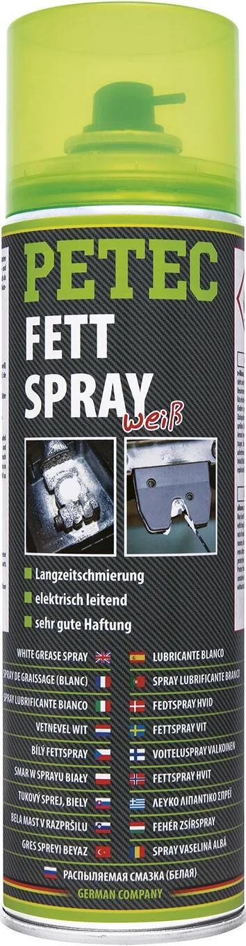 PETEC Fettspray Weiß 500 ml