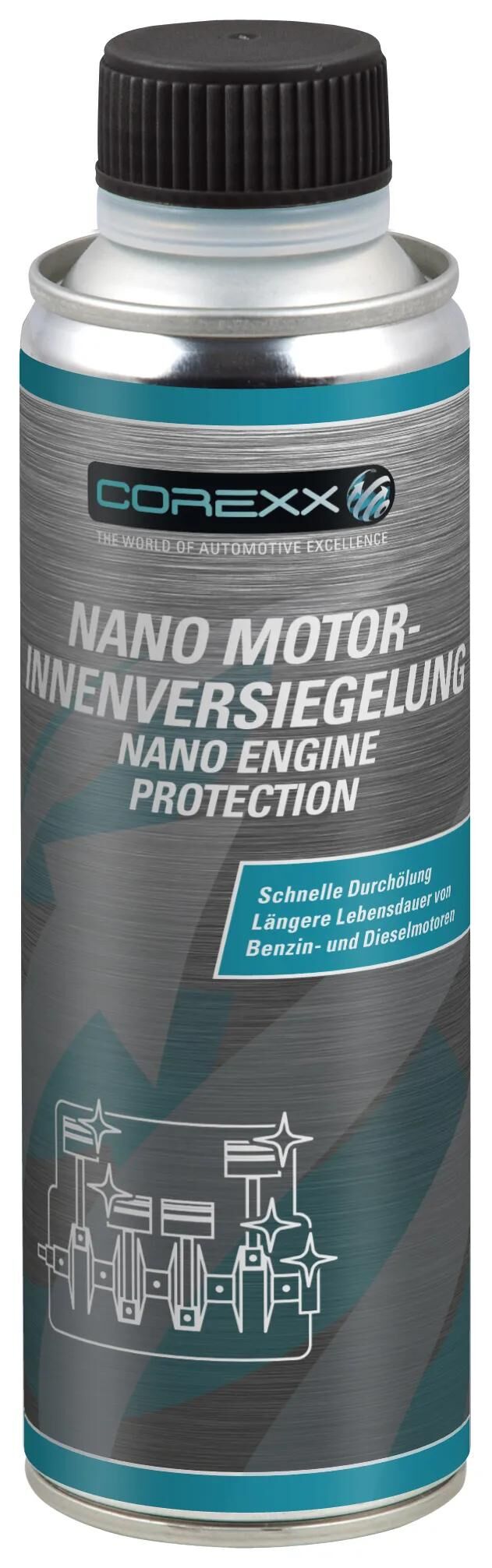 Corexx-Additiv-Nano-Innenmotordichtung. Nano-Motorenbeschichtung 300 ml