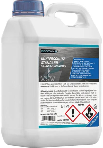 Corexx Kühlerschutzmittel Standard G11 Frostschutzmittel Standard 5 l (G11)