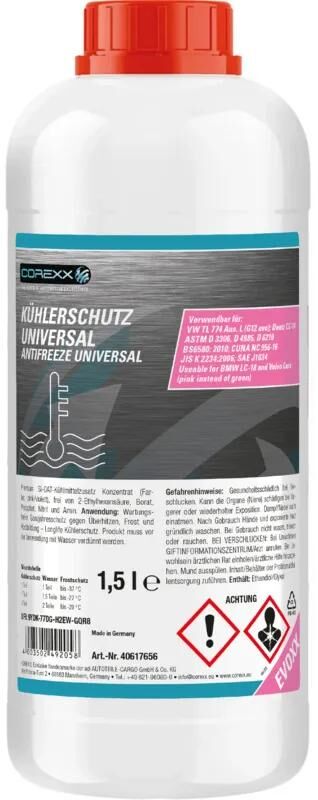 Corexx Kühlerschutzprodukt Uni Evoxx Frostschutzmittel 1,5 l Universal Evoxx