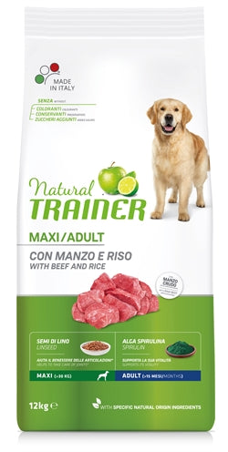 Natürlicher Trainerhund Erwachsener Maxi -Rindfleischreis