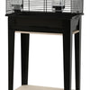Zolux Bird Cage Chic Loft mit Möbeln schwarz
