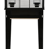Zolux Bird Cage Chic Loft mit Möbeln schwarz