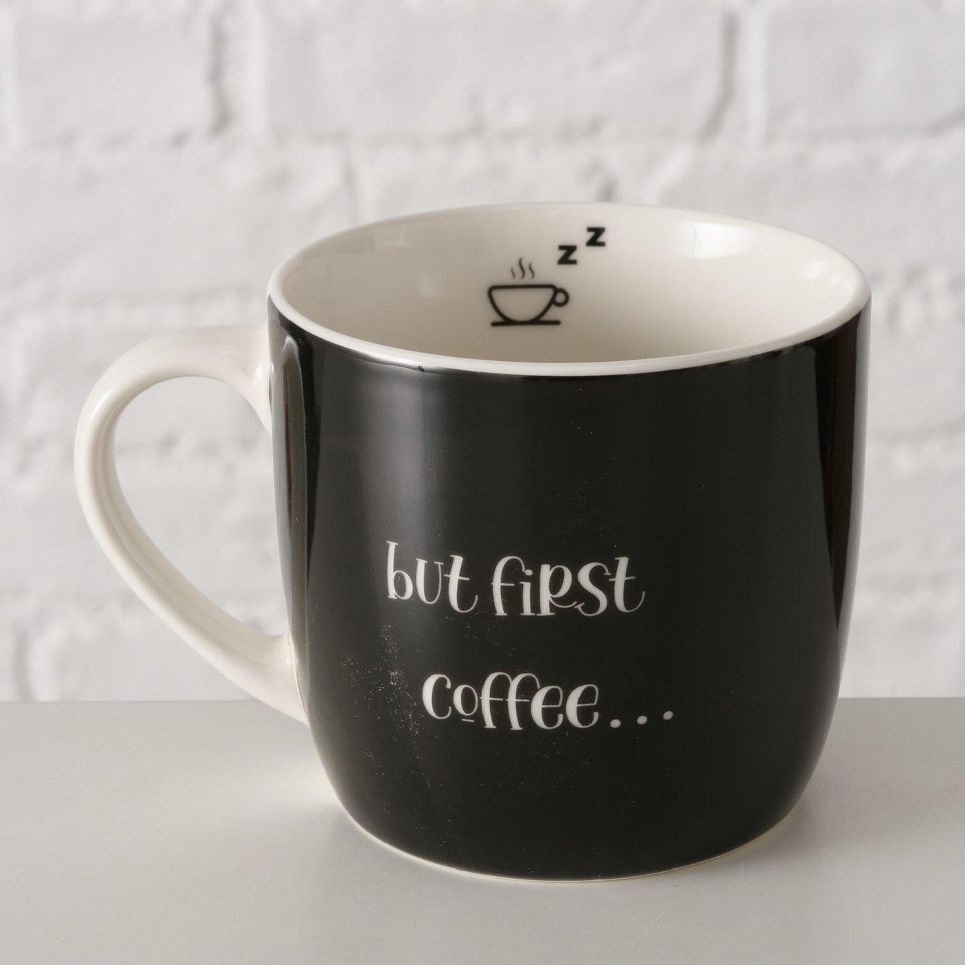 Boltze Home Becher mit Text 420ml