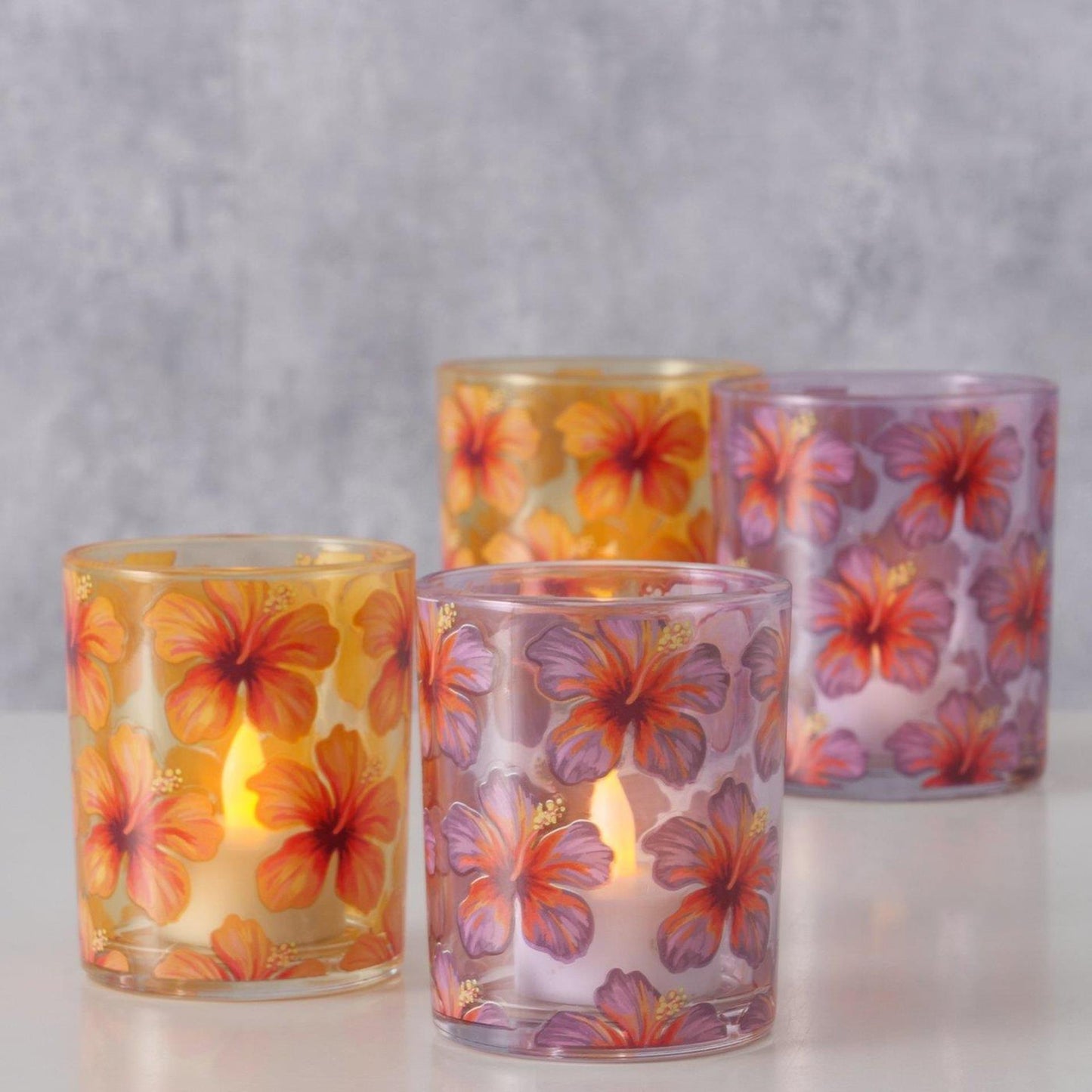 Boltze Home Hibiskuslaterne 2-teilig